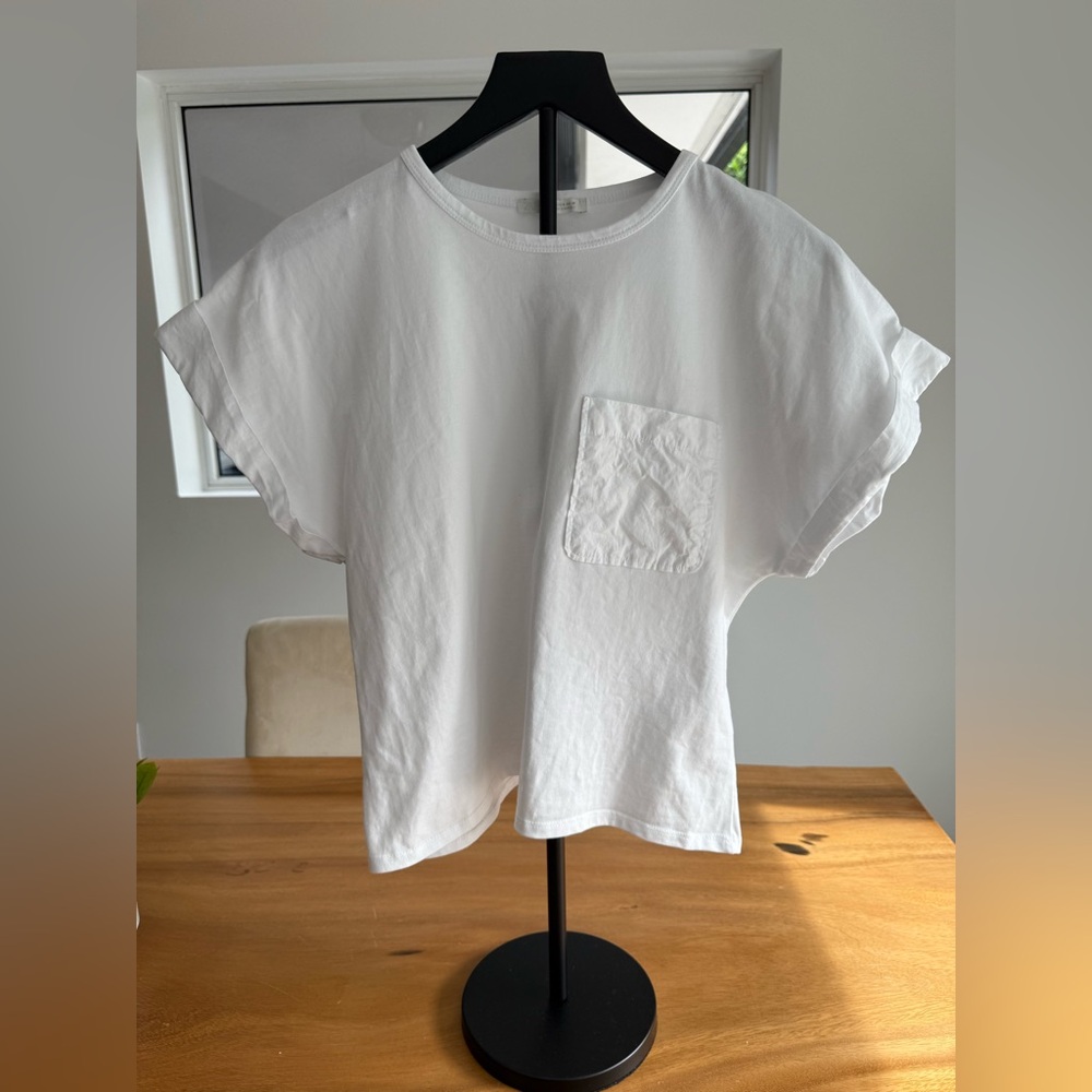 Zara Poplin Pocket T-Shirt